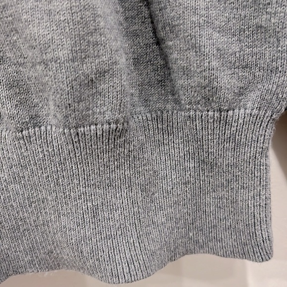 Paul Smith Jeans Cotton Crewneck in Heathered Grey Blue Details size Large - Picture 5 of 14